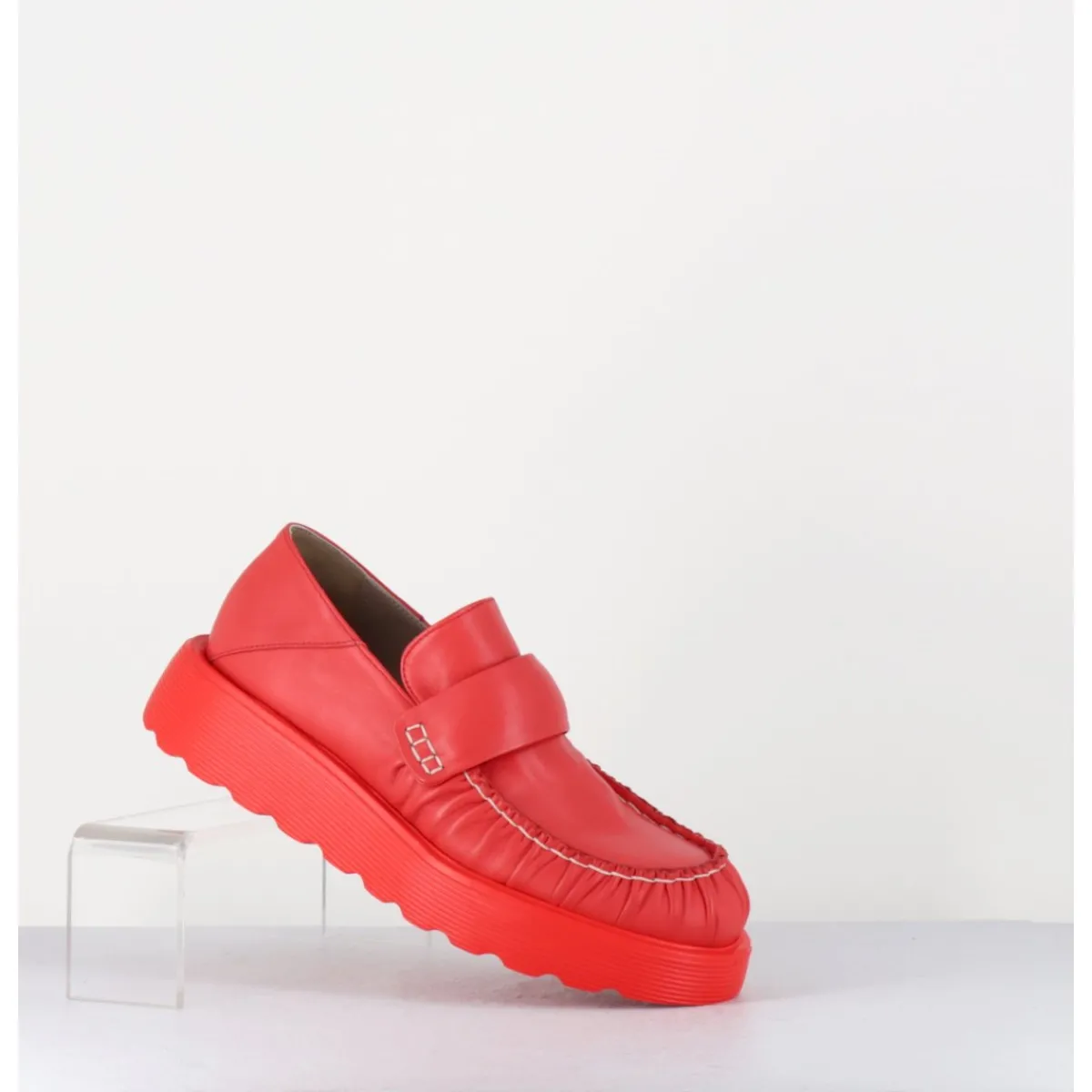 Best IXOS Mocassins en cuir souple semelle légère - X23 MAESTRALE CORALLO ROUGE