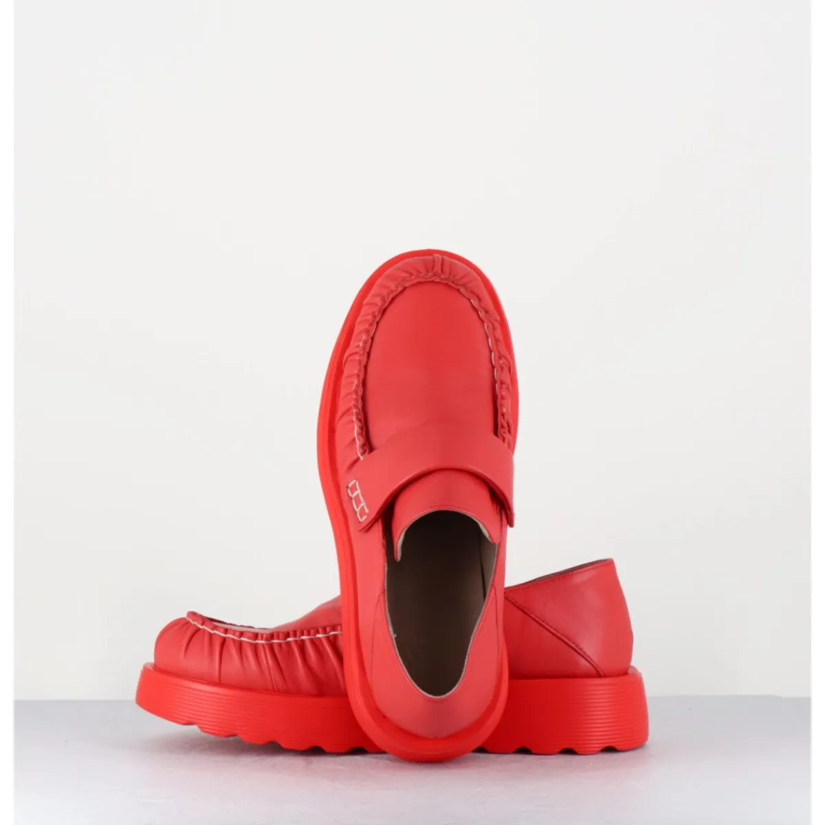 Best IXOS Mocassins en cuir souple semelle légère - X23 MAESTRALE CORALLO ROUGE