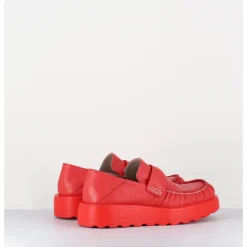 Best IXOS Mocassins en cuir souple semelle légère - X23 MAESTRALE CORALLO ROUGE