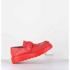 Best IXOS Mocassins en cuir souple semelle légère - X23 MAESTRALE CORALLO ROUGE