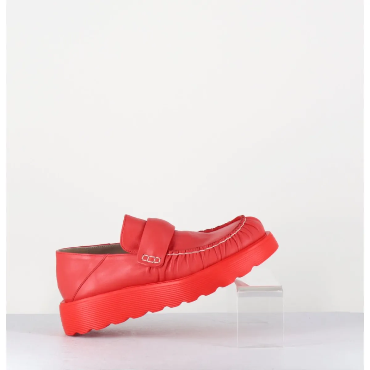 Best IXOS Mocassins en cuir souple semelle légère - X23 MAESTRALE CORALLO ROUGE