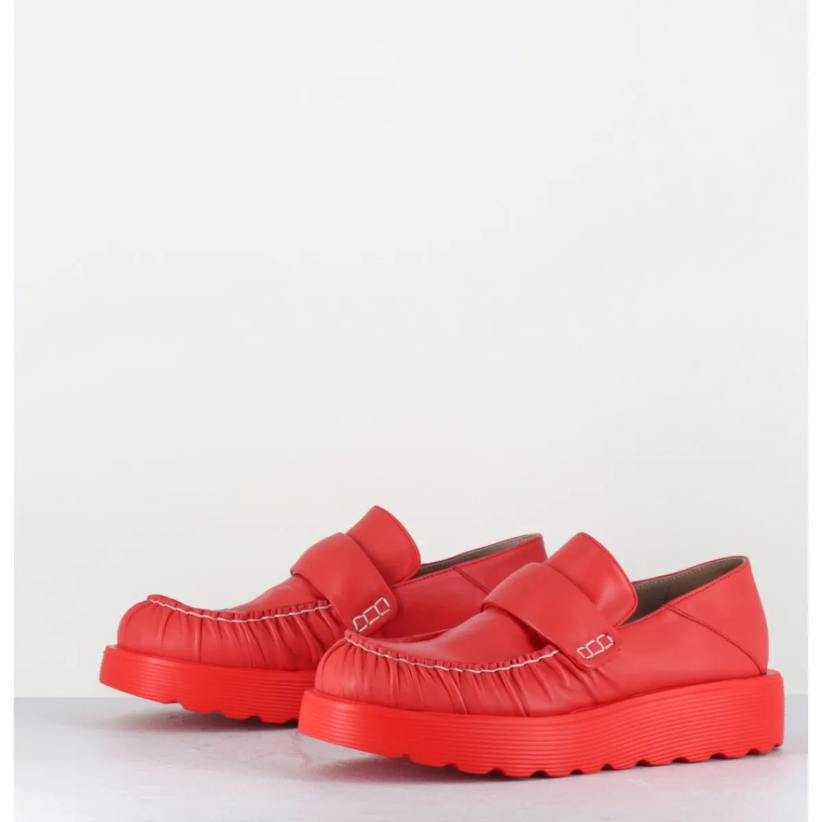 Best IXOS Mocassins en cuir souple semelle légère - X23 MAESTRALE CORALLO ROUGE