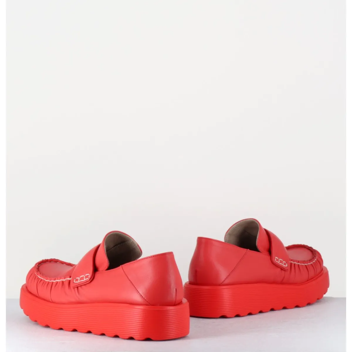 Best IXOS Mocassins en cuir souple semelle légère - X23 MAESTRALE CORALLO ROUGE