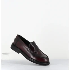 New GARRICE LAB Mocassins plats à bout rond en cuir glacé x - CHINO ASPORT BORDO BORDEAU