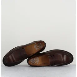 Best ALBERTO FASCIANI Mocassins plats en cuir glacé - ZOE56040 BROWN MARRON