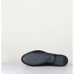 Discount ALBERTO FASCIANI Mocassins plats en cuir souple - DUNIA 80013 BLACK NOIR