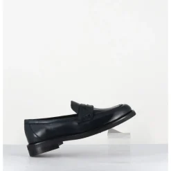 Best MARA BINI Mocassins plats en cuir souple nuit - P906 SETA BLU BLEU