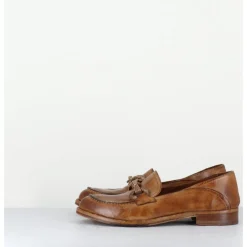 Best LA BOTTEGA DI LISA Mocassins souple en cuir avec mors doré - 5246 BUF SUGHERO CAMEL