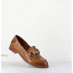 Best LA BOTTEGA DI LISA Mocassins souple en cuir avec mors doré - 5246 BUF SUGHERO CAMEL