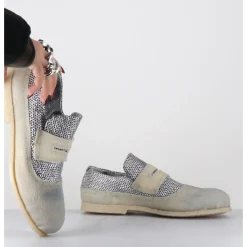 Best ROCCO P Mocassins souples cuir é & crêpe - 18800 TERENZ O ARGENT