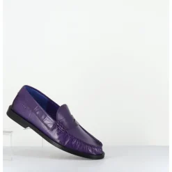 Online HOTTO Mocassins souples en cuir - 66604 ATHENE VIOLA VIOLET