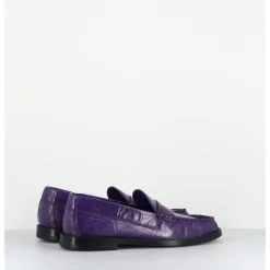 Online HOTTO Mocassins souples en cuir - 66604 ATHENE VIOLA VIOLET
