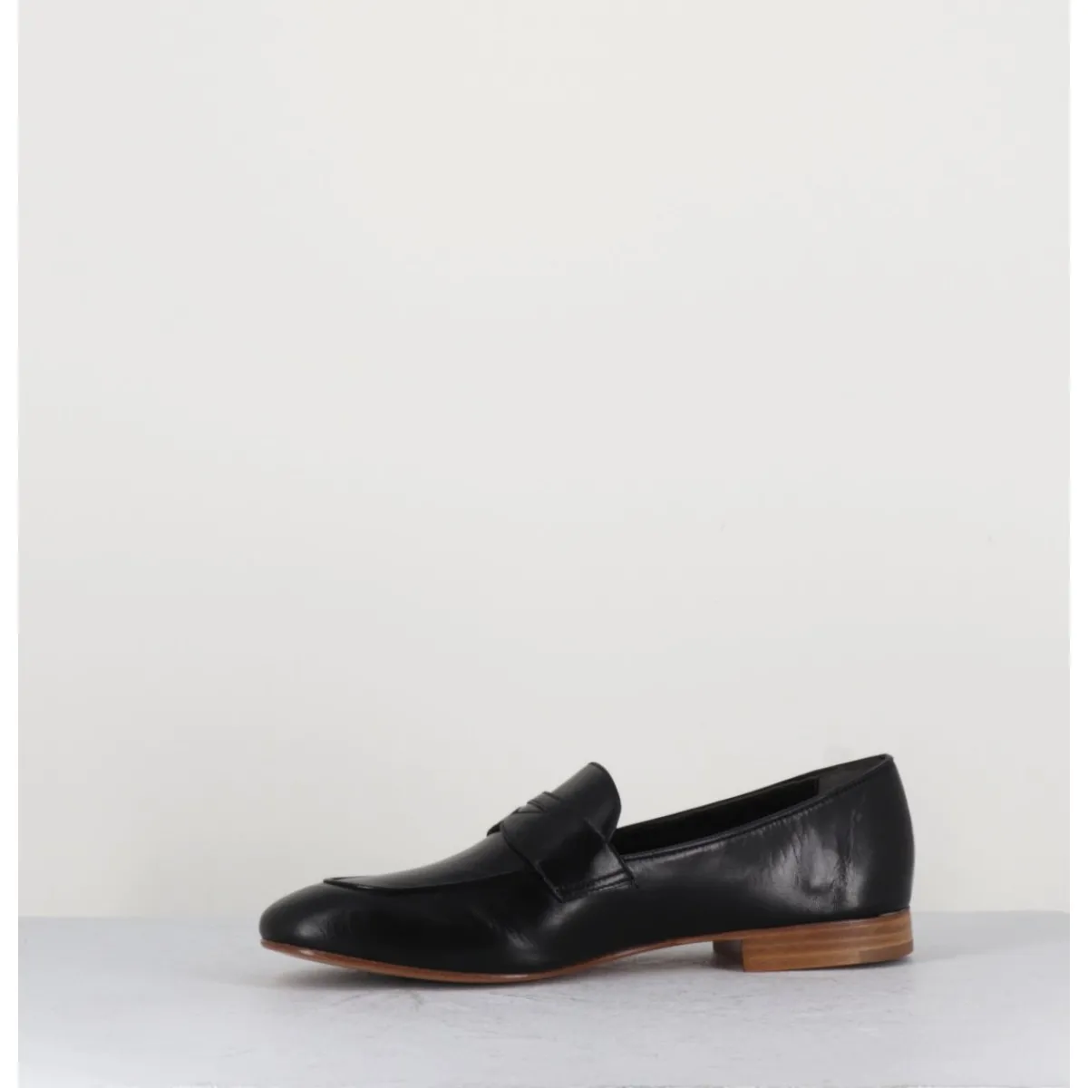 MARA BINI Mocassins souples en cuir - N126 NERO NOIR