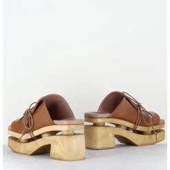 Best GARRICE LAB Original 70s platform sandals cuir marron - PRIVA24 SUAVE BRIAR CAMEL