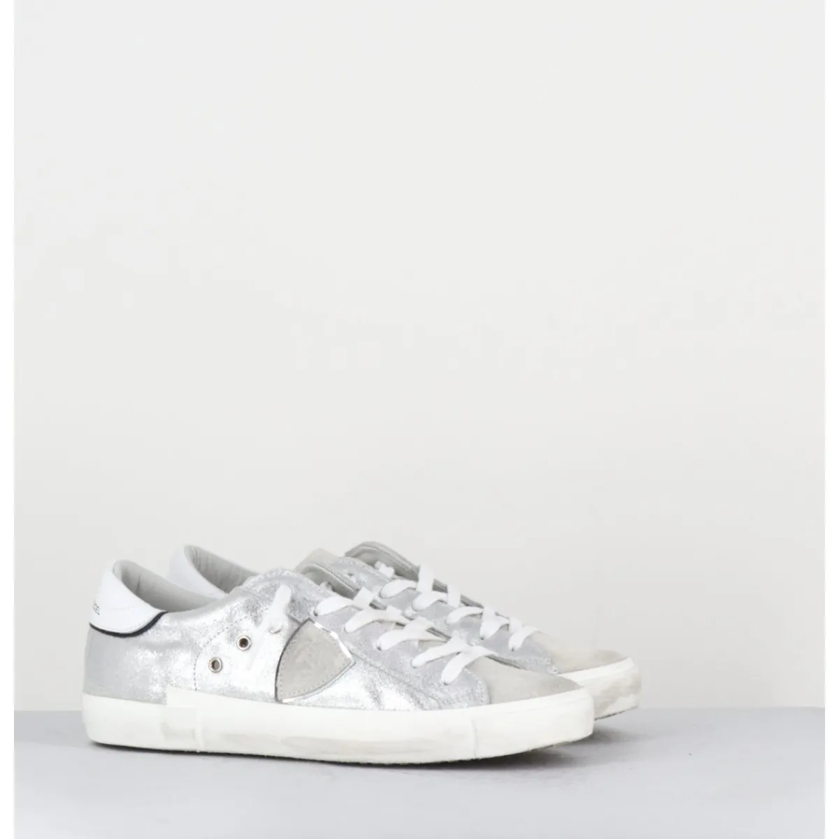 Hot PHILIPPE MODEL PRSX LOW METAL ARGENT