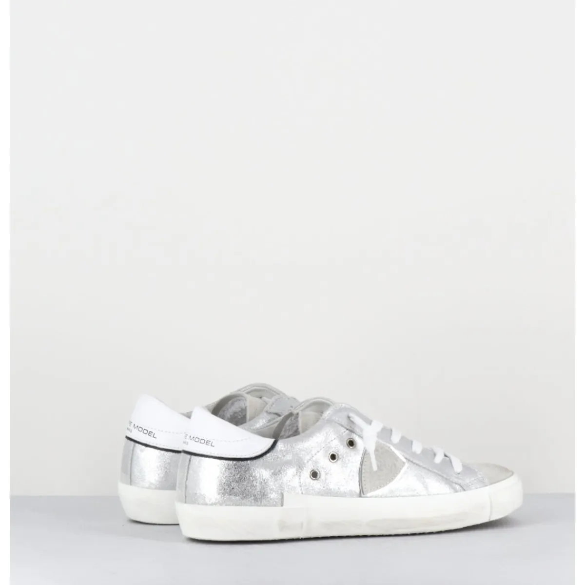 Hot PHILIPPE MODEL PRSX LOW METAL ARGENT