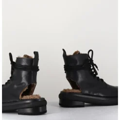 Discount GARRICE LAB Rangers fourrées en cuir - HUG12 NERO NOIR