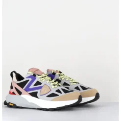 Sale PHILIPPE MODEL ROCX LOW NOIR VIOLET