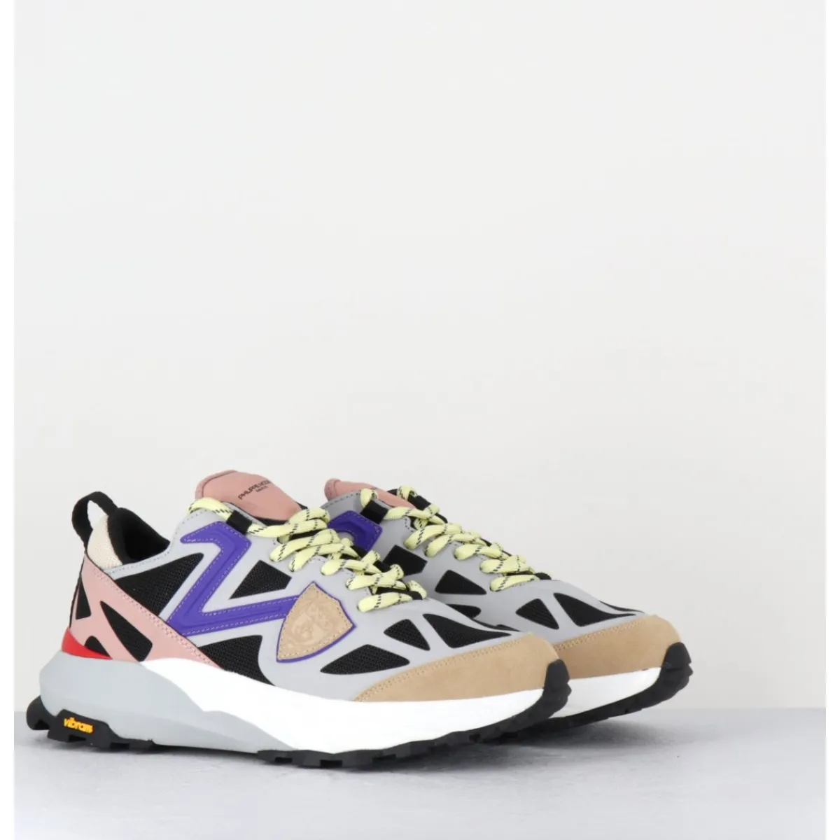 Sale PHILIPPE MODEL ROCX LOW NOIR VIOLET