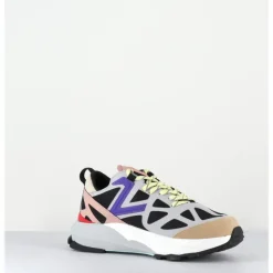 Sale PHILIPPE MODEL ROCX LOW NOIR VIOLET