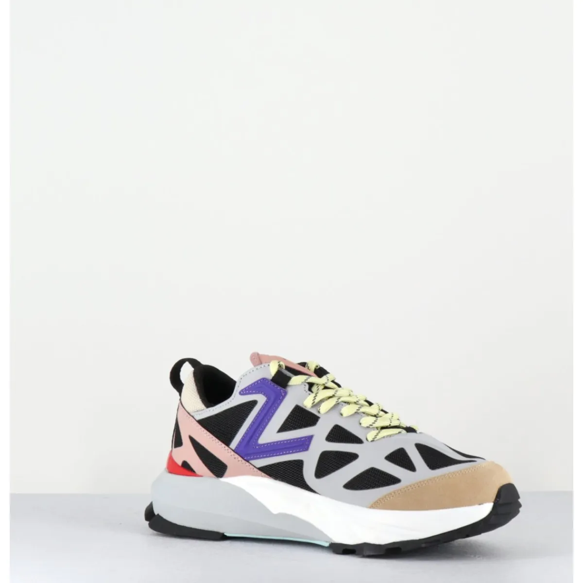 Sale PHILIPPE MODEL ROCX LOW NOIR VIOLET