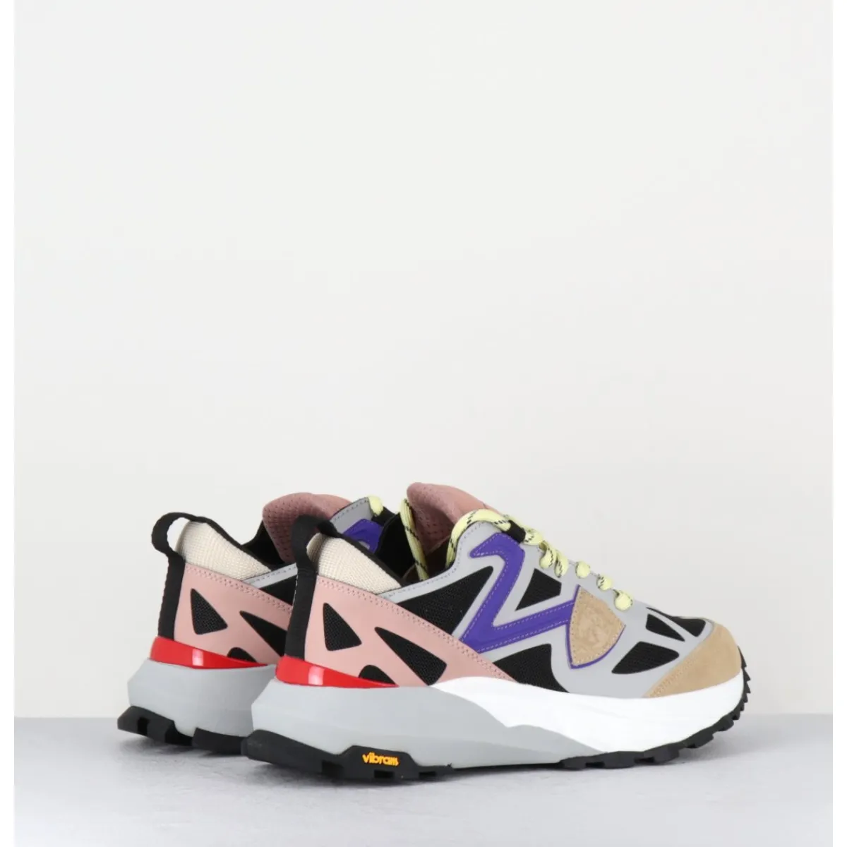 Sale PHILIPPE MODEL ROCX LOW NOIR VIOLET