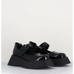 GARRICE LAB 90s babies à plateforme en cuir vernis - CORA VERNICE NERO NOIR