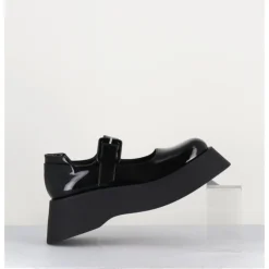 GARRICE LAB 90s babies à plateforme en cuir vernis - CORA VERNICE NERO NOIR