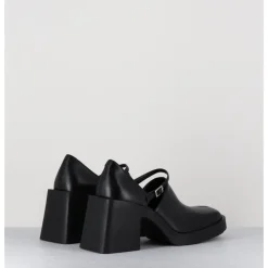 New JUSTINE CLENQUET 90s Mary-Jane cuir souple - KIM BLACK NOIR