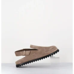 Best OFFICINE CREATIVE Sabots épuré daim & bride arrière - PELAGIE008 FLINT TAUPE