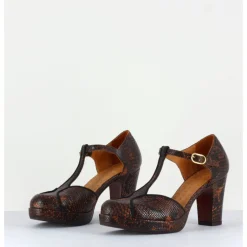 Discount CHIE MIHARA Salomé en cuir imprimé serpent - JORI TERRA