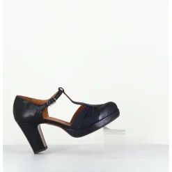 New CHIE MIHARA Salomé en daim marine à talon - JUDETA43 KIA NOCHE BLEU