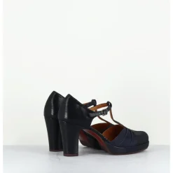 New CHIE MIHARA Salomé en daim marine à talon - JUDETA43 KIA NOCHE BLEU