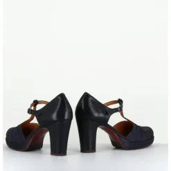 New CHIE MIHARA Salomé en daim marine à talon - JUDETA43 KIA NOCHE BLEU