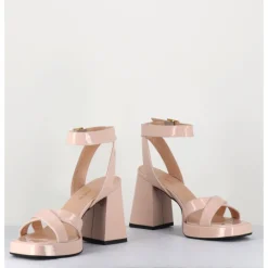 Clearance GARRICE LAB Sandales à plateforme cuir vernis - SUNNY VERNICE NUDE