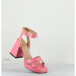Best GARRICE LAB Sandales à plateforme cuir vernis - SUNNY VERNICE PINK ROSE