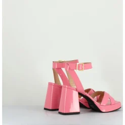 Best GARRICE LAB Sandales à plateforme cuir vernis - SUNNY VERNICE PINK ROSE