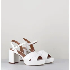 Discount GARRICE LAB Sandales en cuir vernis - JULIA23 BIANCO BLANC