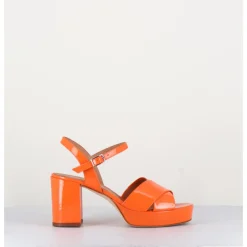 Best GARRICE LAB Sandales en cuir vernis - JULIA23 ARANCIO ORANGE
