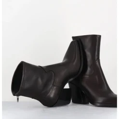 GARRICE LAB Santiags talon haut en cuir souple - DESA24 FULAR T MORO MARRON