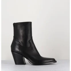 Outlet GARRICE LAB Santiags talon haut en cuir souple - DESI24 FULAR NERO NOIR