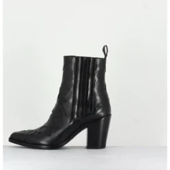 Hot SARTORE - Bottines santiags en cuir SR3265 NOIR