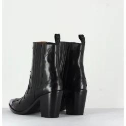 Hot SARTORE - Bottines santiags en cuir SR3265 NOIR