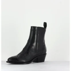 Best SARTORE - Bottines santiags en cuir SR3422N NOIR