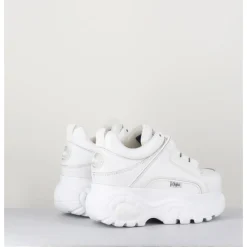 Hot BUFFALO LONDON Sneakers en cuir lisse à plateforme Buffalo Original - 1339 WHITE BLANC