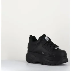 Outlet BUFFALO LONDON Sneakers en cuir à plateforme Buffalo Original - 1339N BLACK NOIR