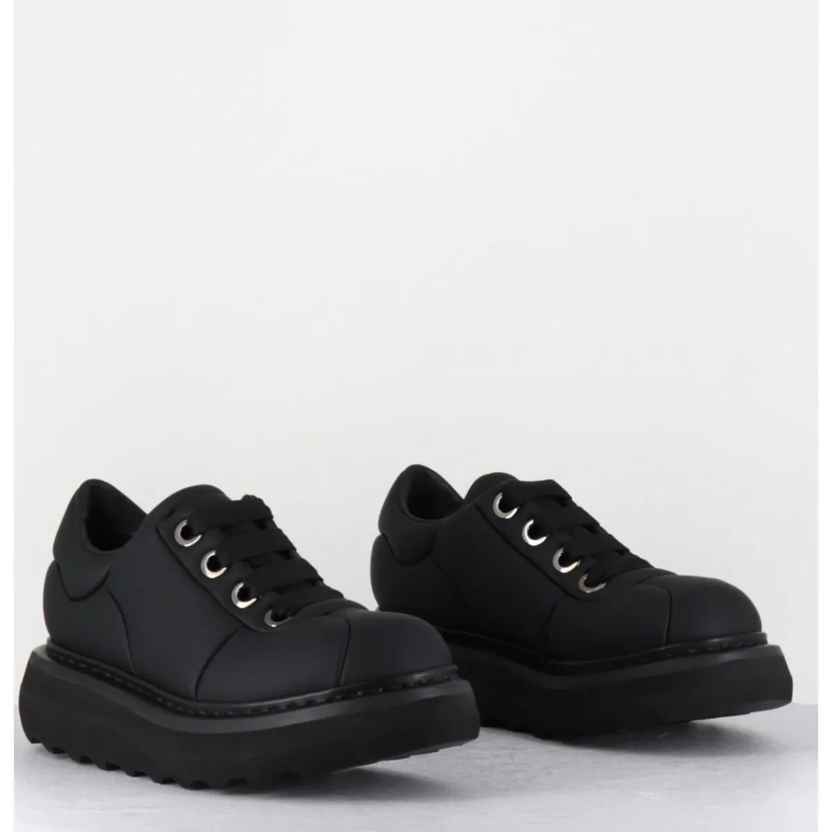 Sale PREMIATA Sneakers en cuir semelle épaisse - M6610 CUSTO NERO NOIR