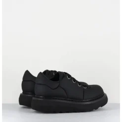 Sale PREMIATA Sneakers en cuir semelle épaisse - M6610 CUSTO NERO NOIR