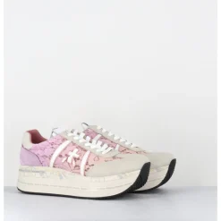 Online PREMIATA Sneakers en dentelle semelle compensée - BETH 6713 ROSE