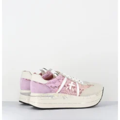Online PREMIATA Sneakers en dentelle semelle compensée - BETH 6713 ROSE